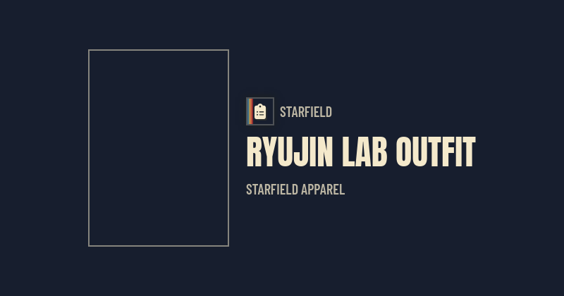 Ryujin Lab Outfit — Starfield Armor | Nukes & Dragons