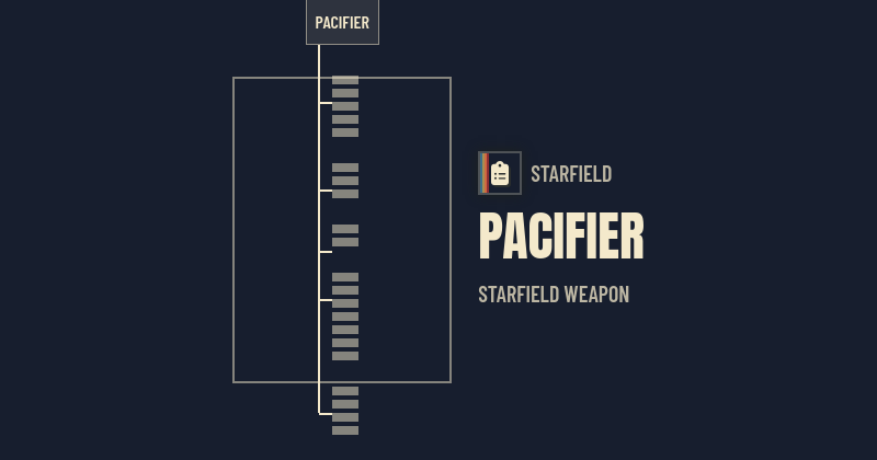 Pacifier — Starfield Weapon | Nukes & Dragons
